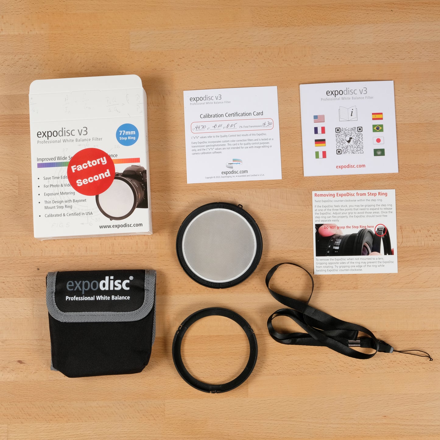 USED ExpoDisc v3 Professional White Balance Filter